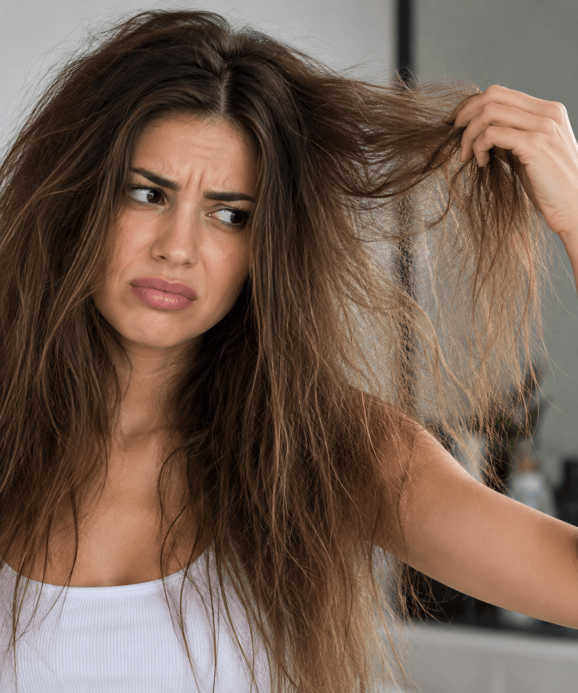 Cabelo com Frizz